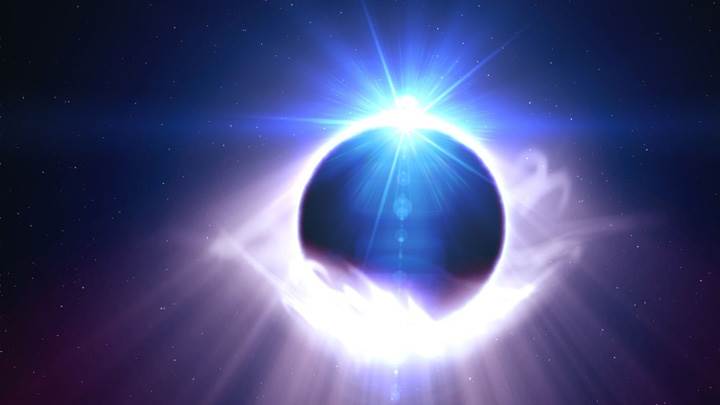Mystic Eye And Blue Background